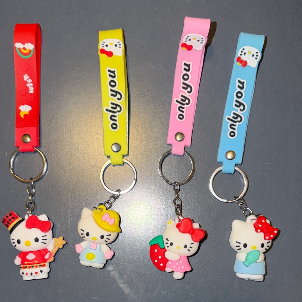 Hello Kitty bundle - Red, Yellow, Pink, Blue